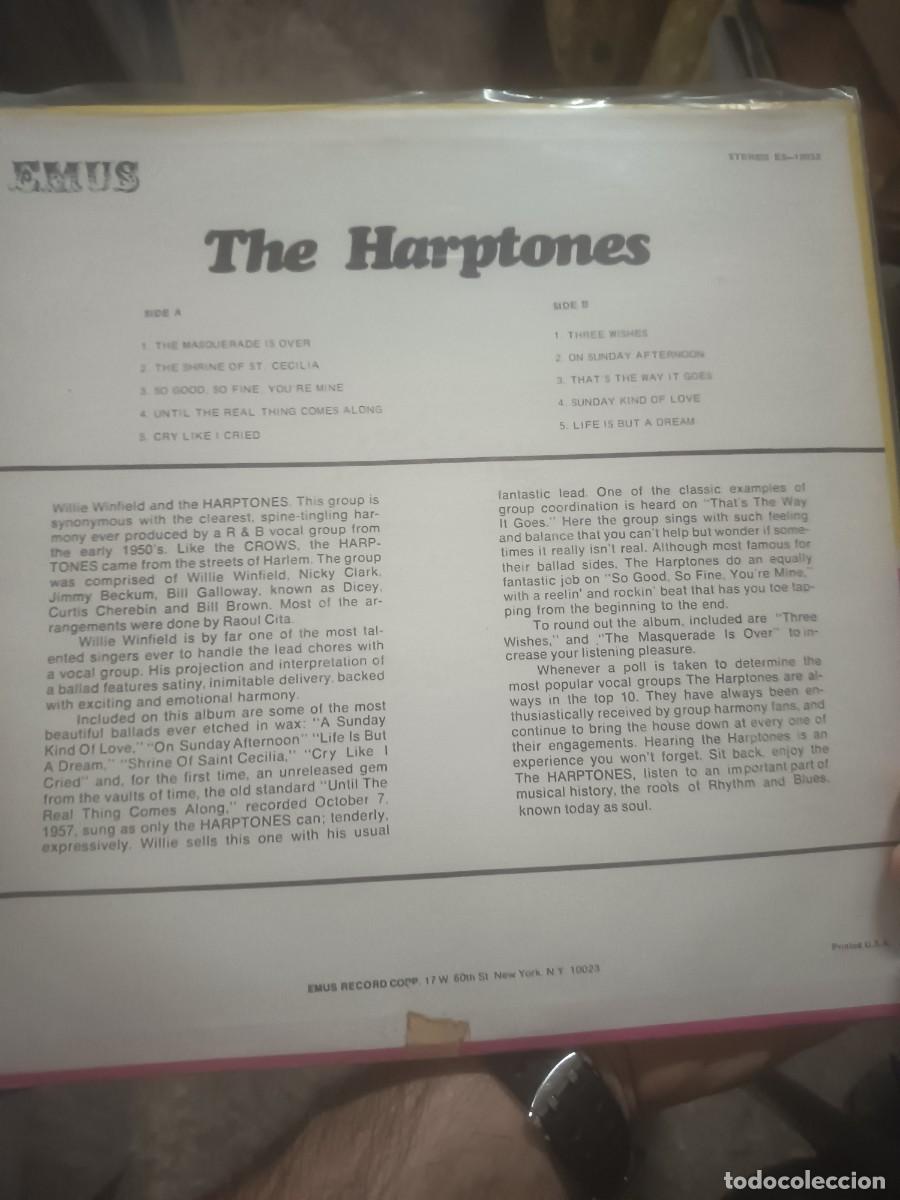 Discos de vinilo: DISCO LP THE HARPTONES,( ORIGINAL USA) - Foto 2
