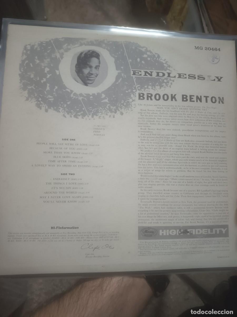 Discos de vinilo: DISCO LP BROOK BENTON,( US 1959) - Foto 2