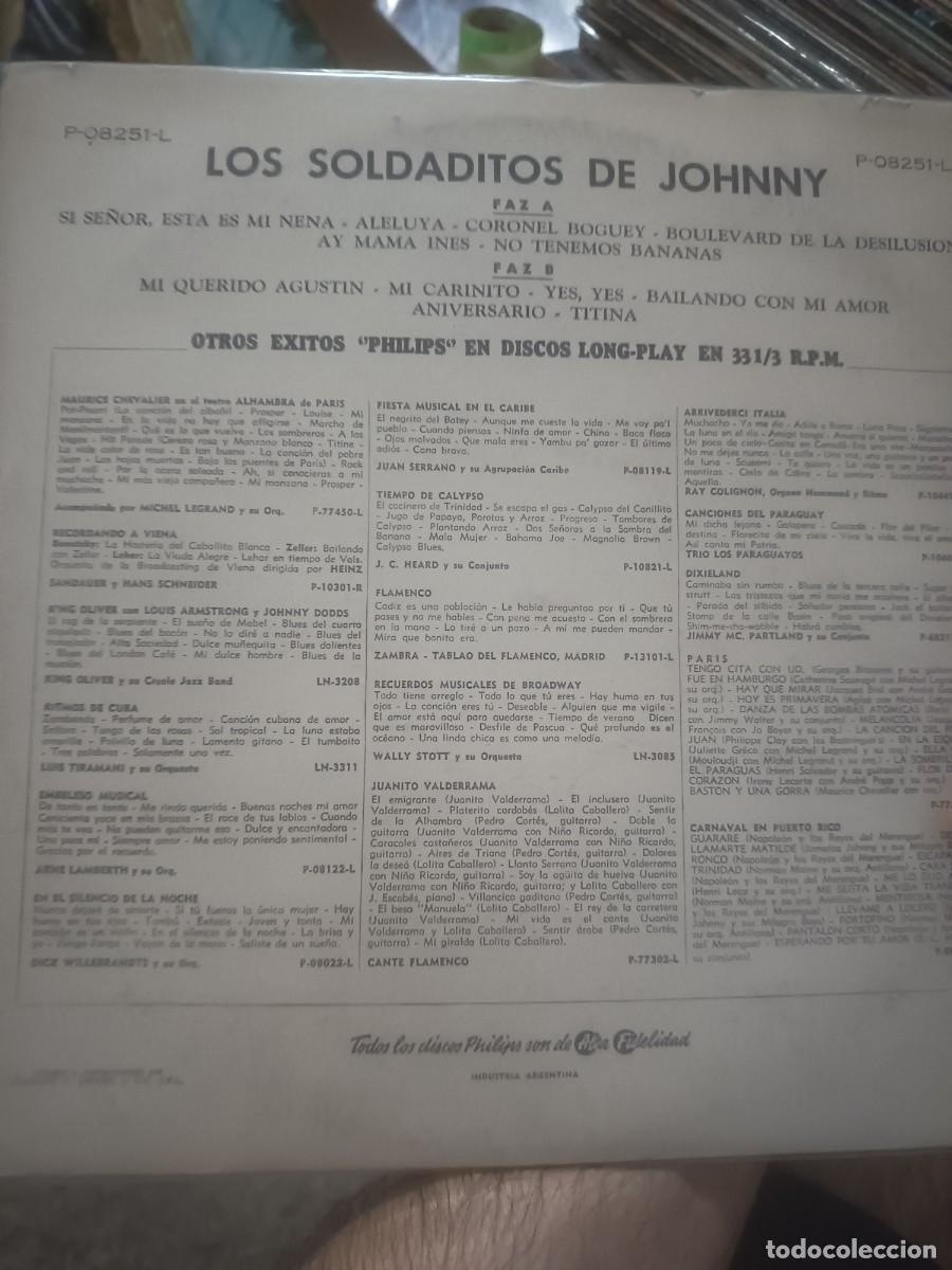Discos de vinilo: DISCO LP LOS SOLDADITOS DE JOHNNY,( LO NEJOR DE DIXIE) - Foto 2