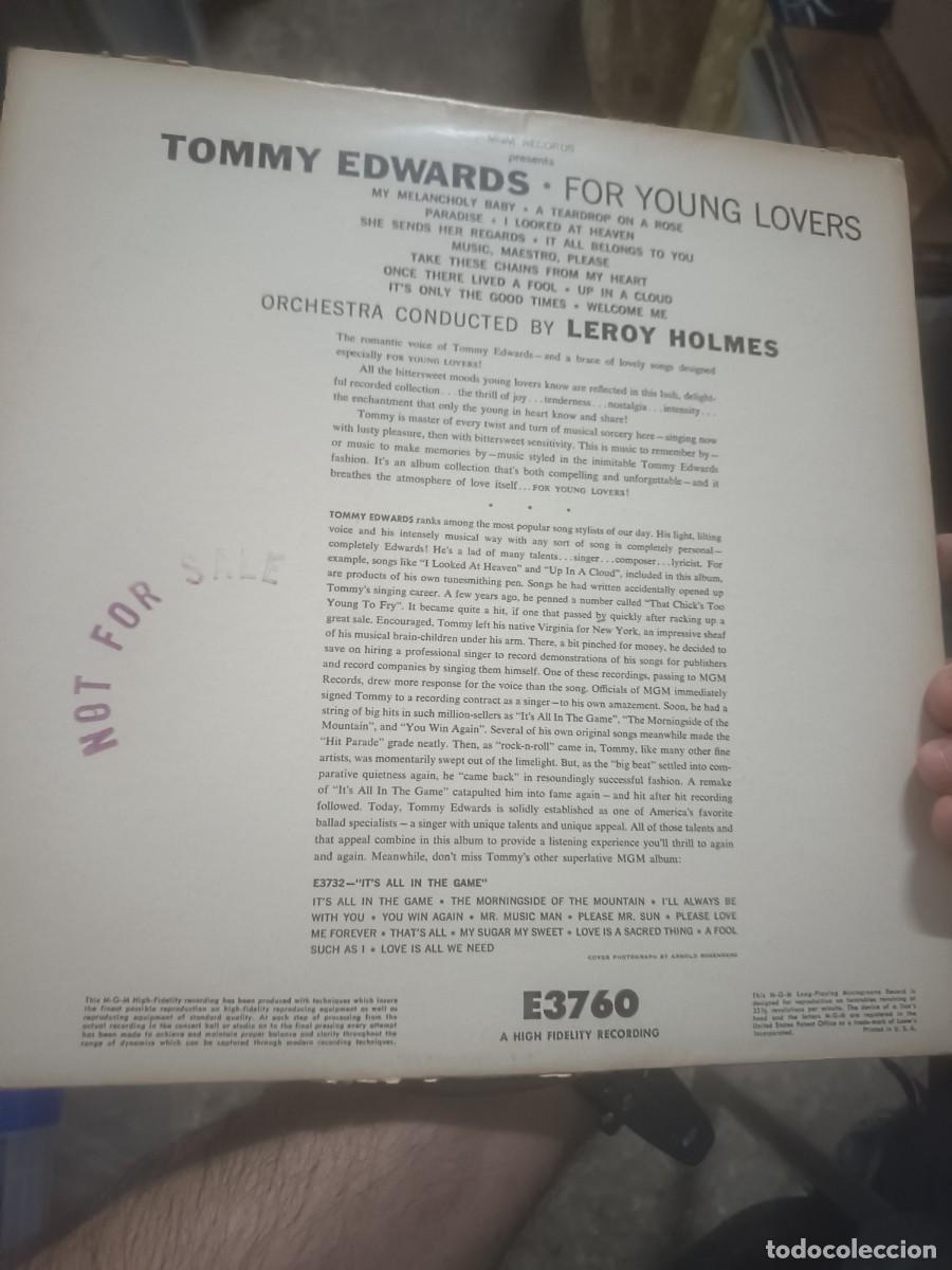 Discos de vinilo: DISCO LP TOMMY EDWARDS,( USA) - Foto 2