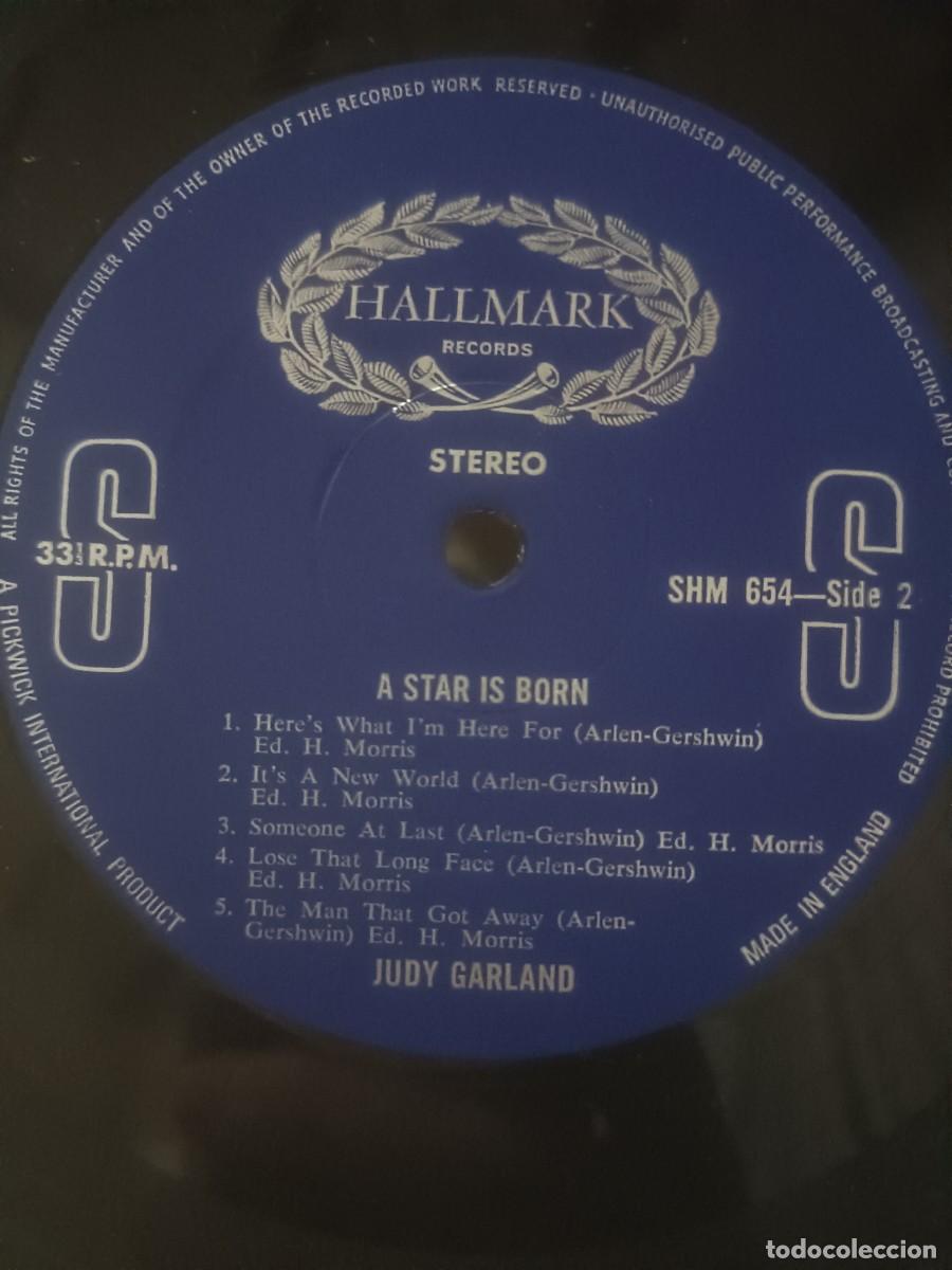 Discos de vinilo: DISCO LP JUDY GARLAND,( England) - Foto 3