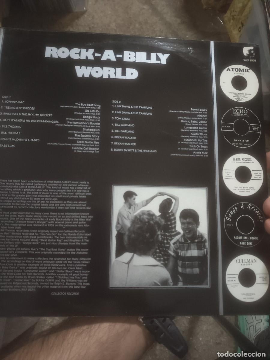 Discos de vinilo: DISCO LP ROCK- A- BILLY WORLD - Foto 2