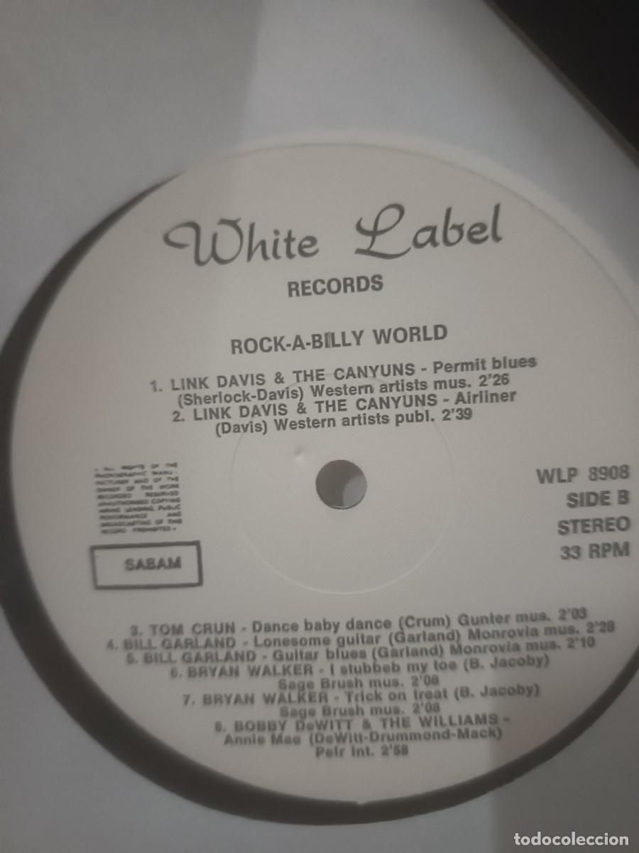 Discos de vinilo: DISCO LP ROCK- A- BILLY WORLD - Foto 3
