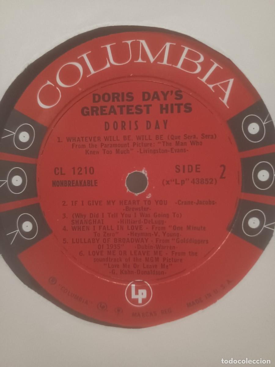 Discos de vinilo: DISCO LP DORIS DAY,S ,( GREATEST HITS),ORIGINAL USA - Foto 3