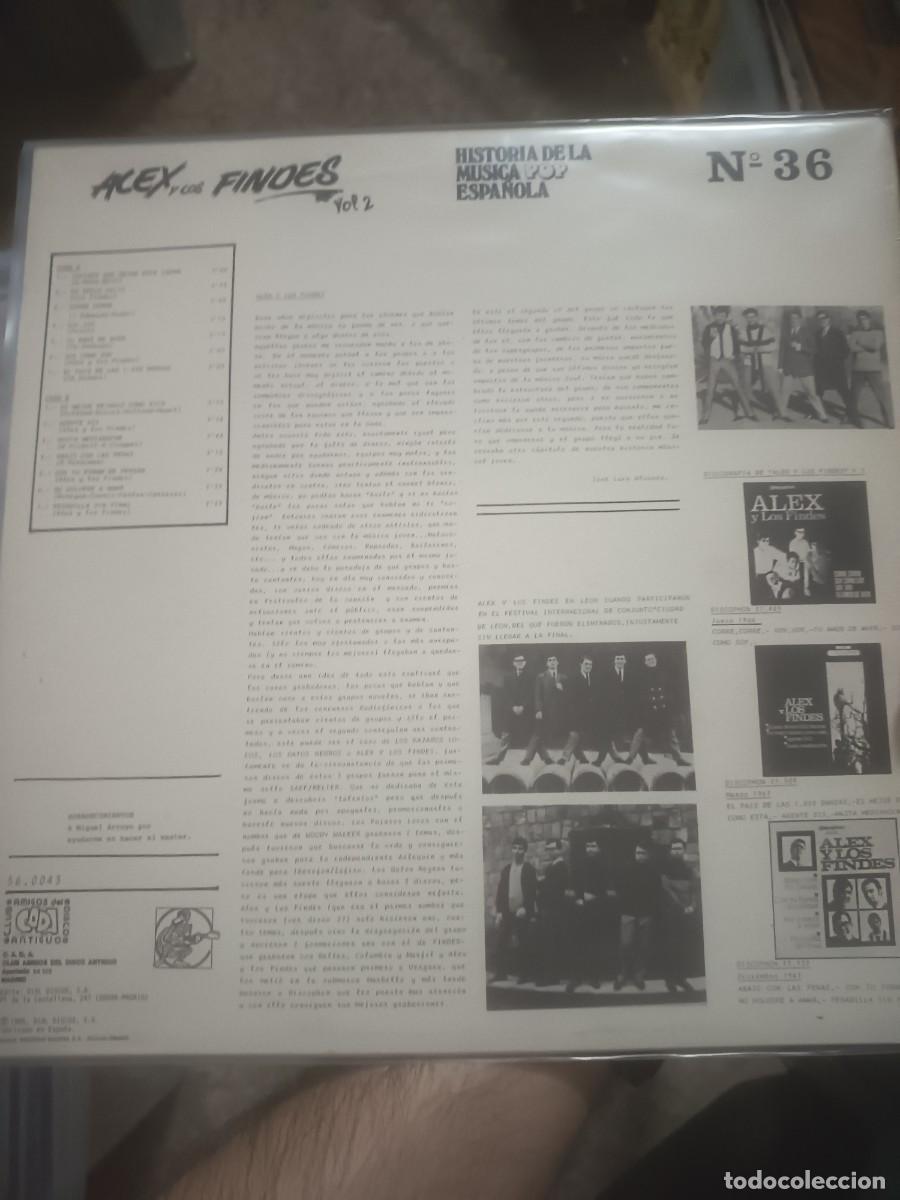 Discos de vinilo: DISCO LP ALEX Y LOS FINDERS VOL.2 - Foto 2