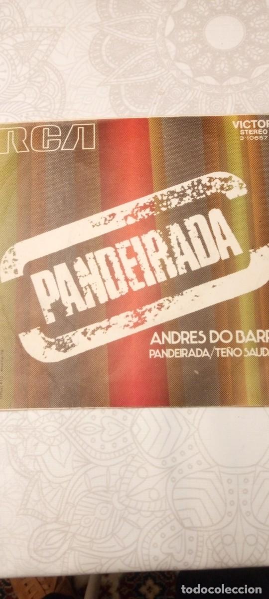 Discos de vinilo: Disco Single Pandeirada Andres Do Barro - Foto 2