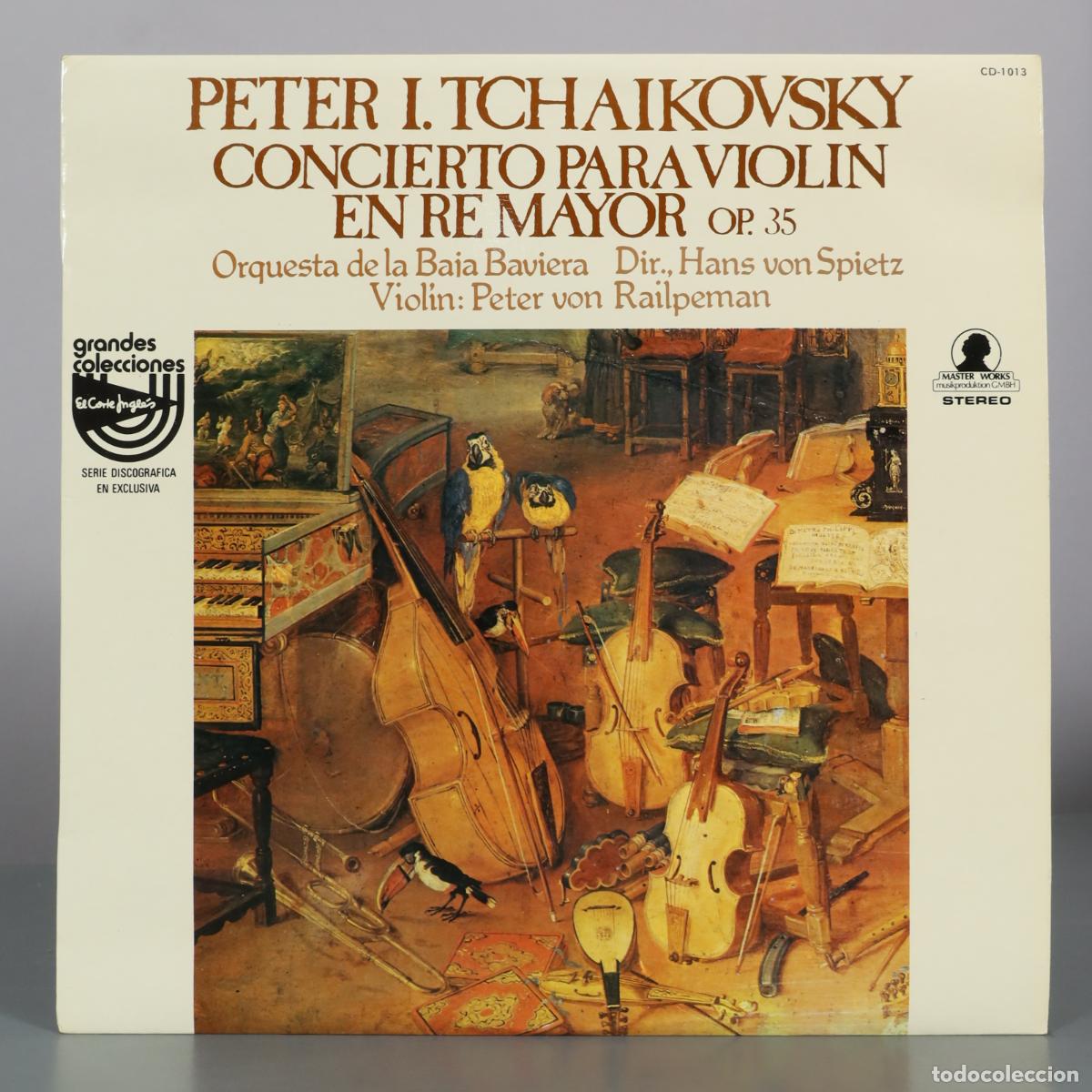 Discos de vinilo: LP. Concierto Para Violin En Re Mayor Op. 35 - Peter I. Tchaikovsky - Orquesta de la Baia Baviera -