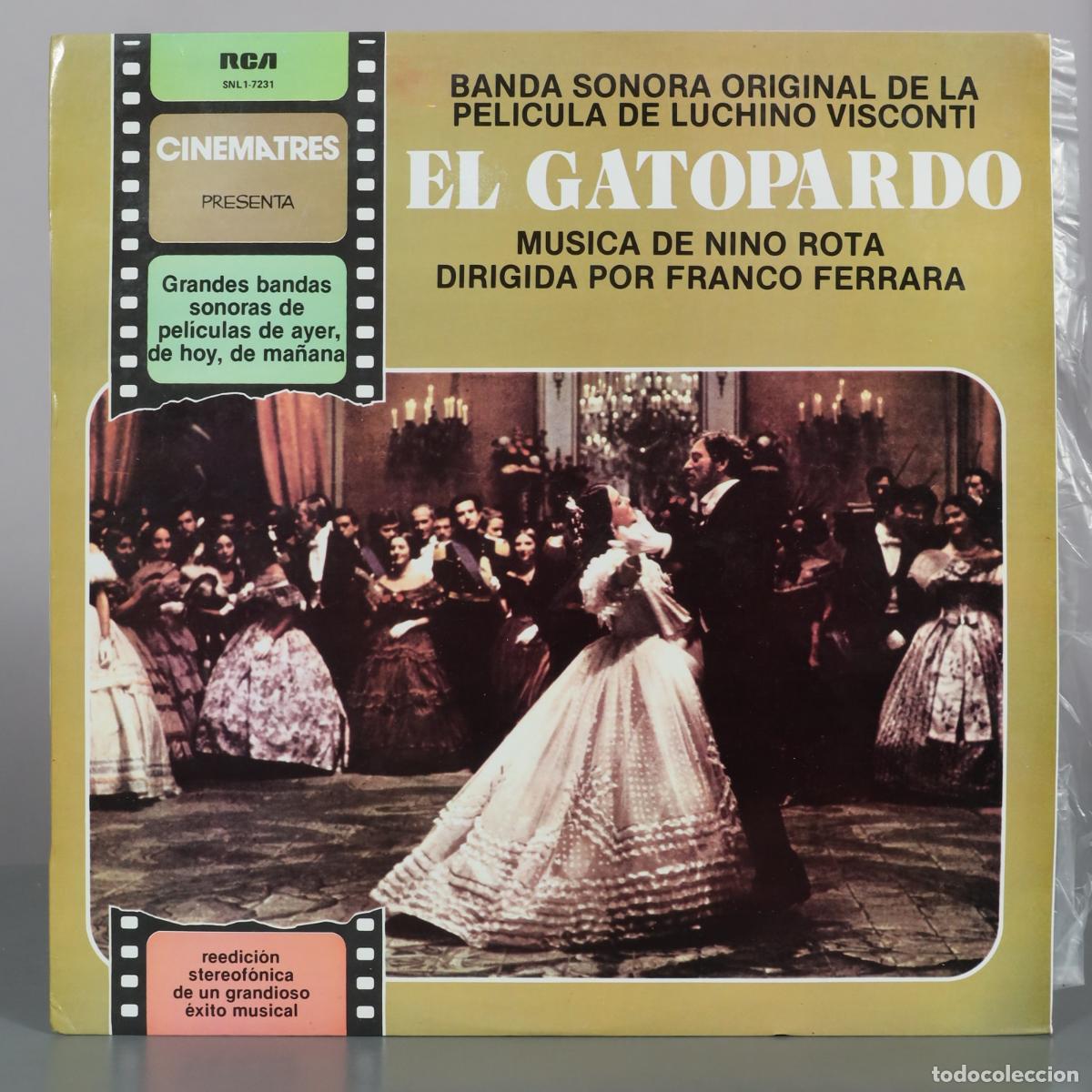 Discos de vinilo: LP. El Gatopardo - Luchino Visconti, Nino Rota, Franco Ferrara - RCA