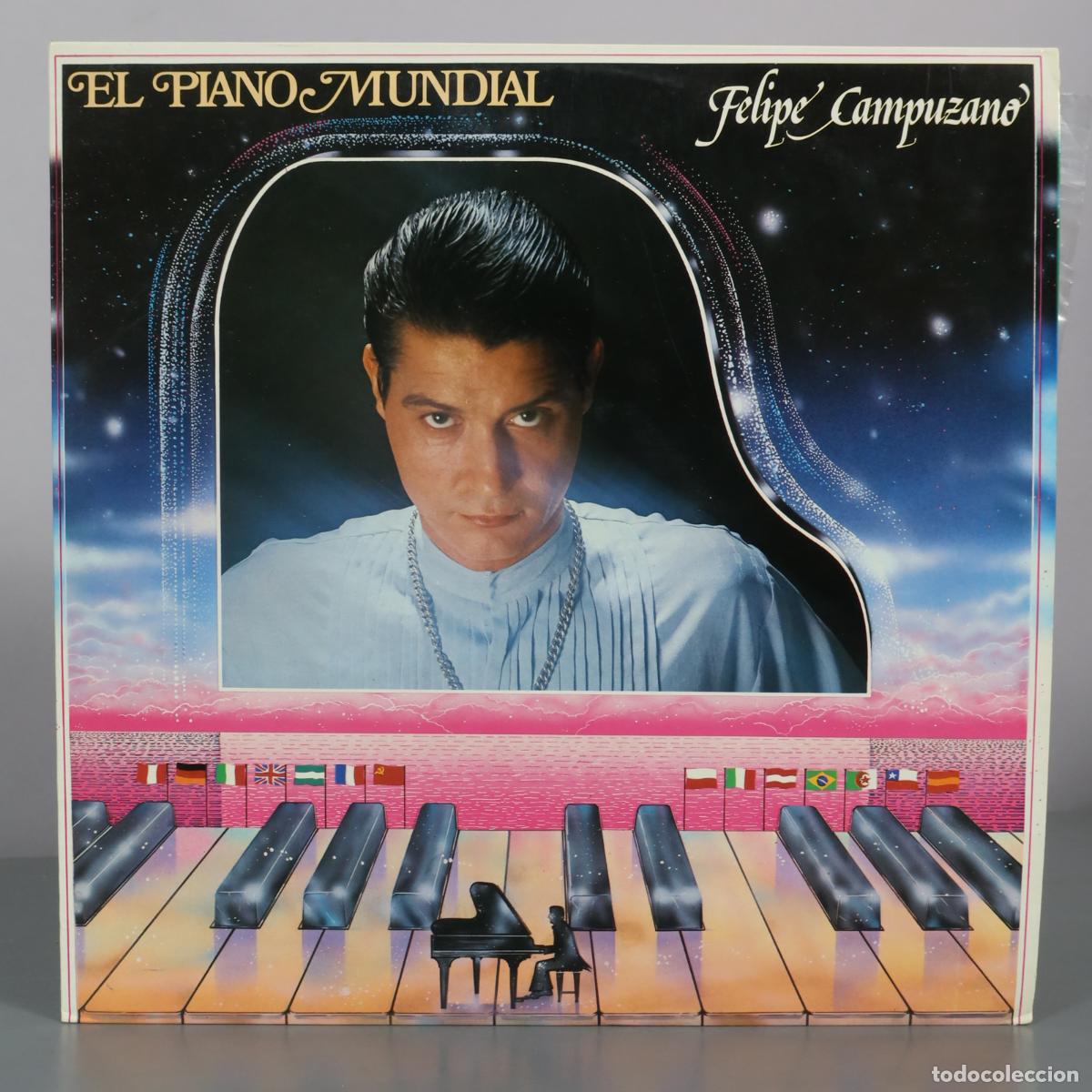 Vinyl records: LP. El Piano Mundial - Felipe Campuzano - Salinas
