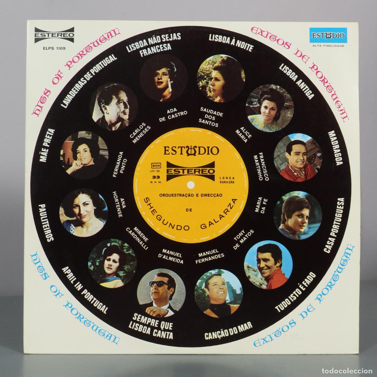 Vinyl records: LP. Hits Of Portugal - Shegundo Galarza - Est&uacute;dio
