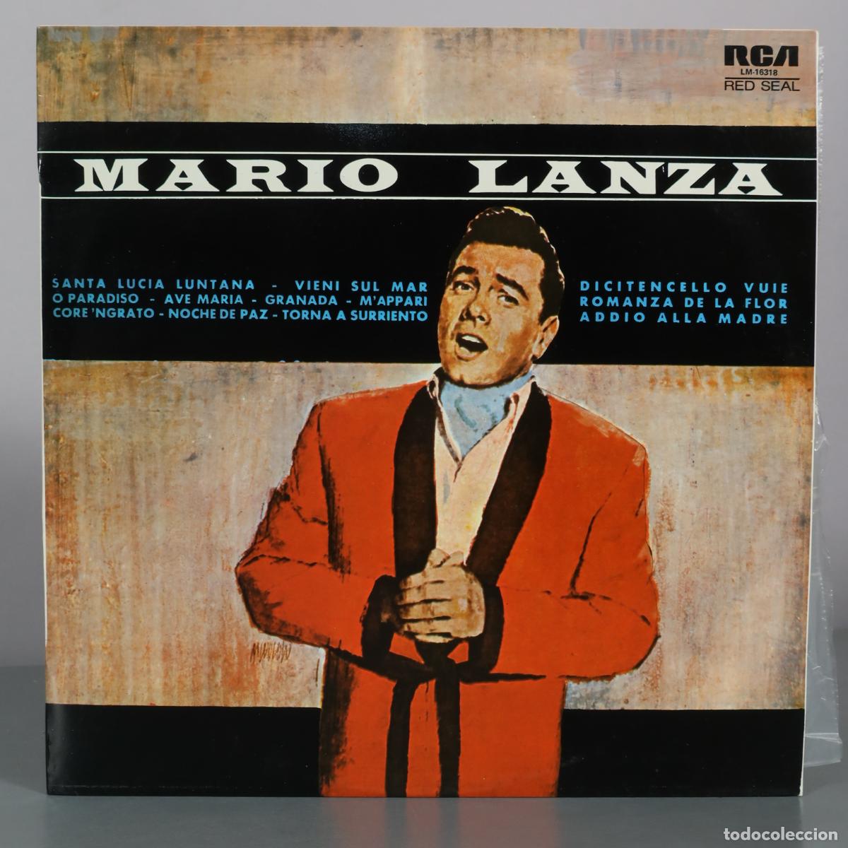 Vinyl records: LP. Mario Lanza - Mario Lanza - RCA Red Seal