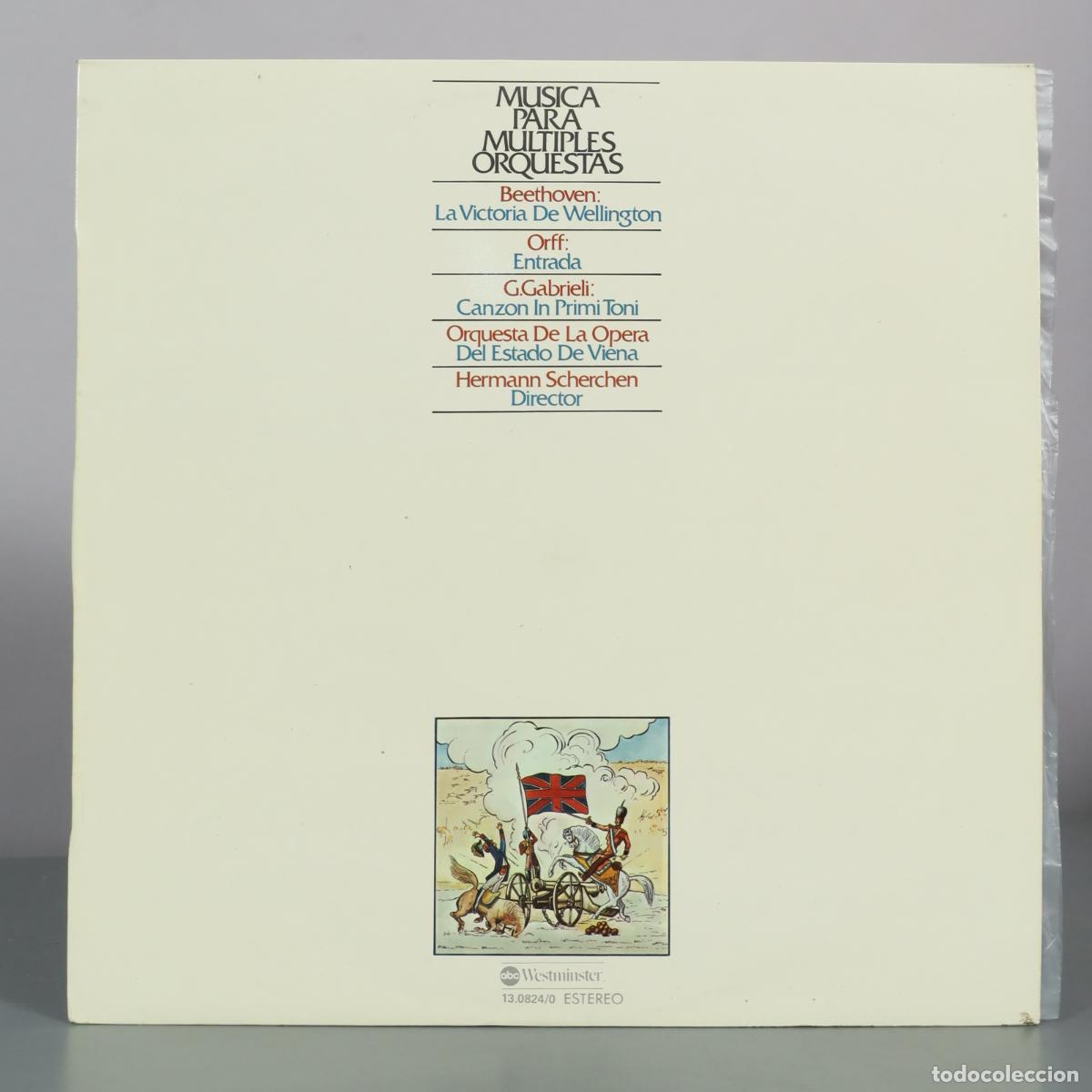 Vinyl records: LP. Musica Para Multiples Orquestas - Beethoven - Orff - G. Gabrieli - Orquesta De La Opera Del