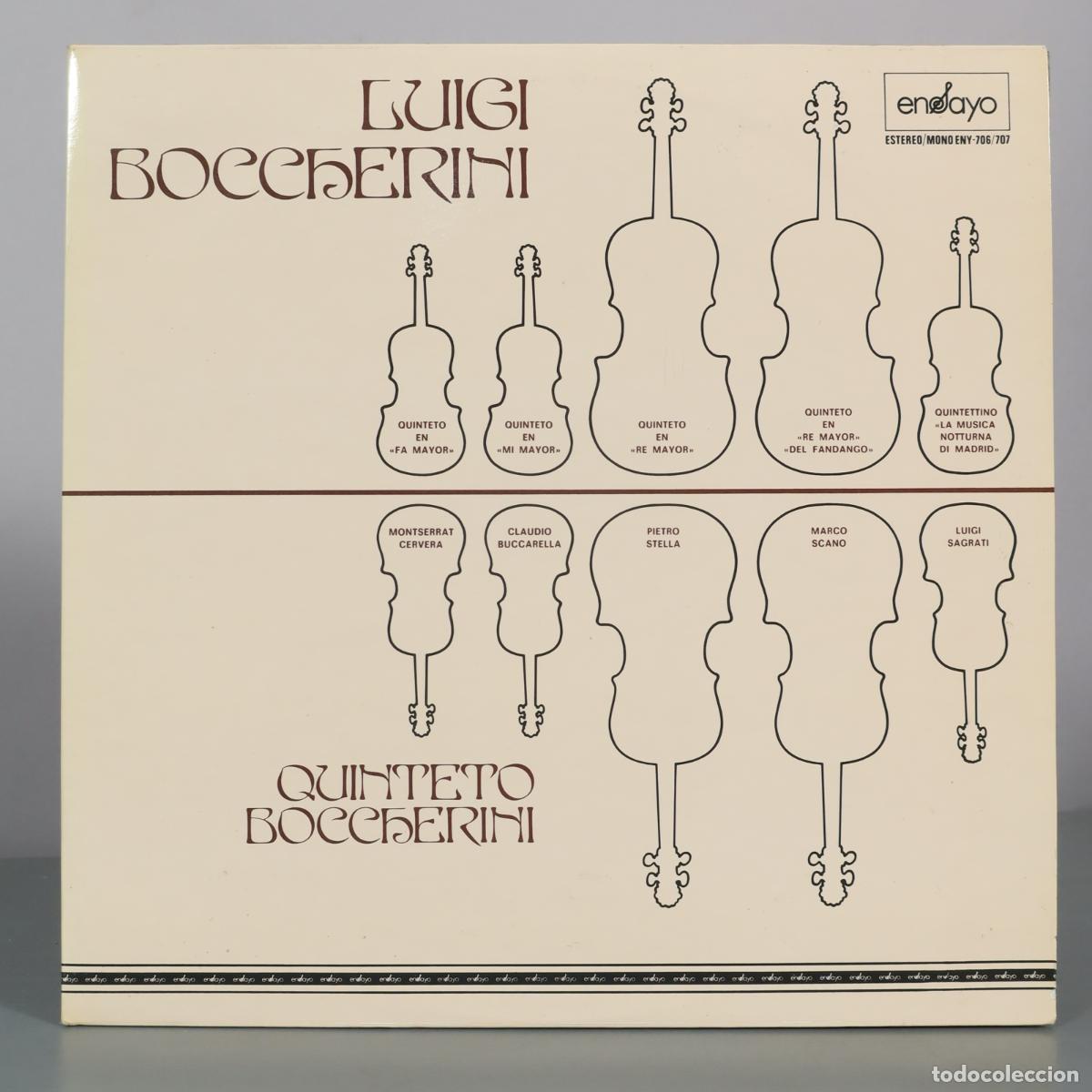 Vinyl records: LP. Luigi Boccherini - Quinteto Boccherini - Ensayo