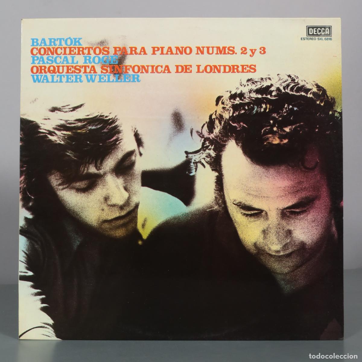 Vinyl records: LP. Conciertos Para Piano Nums. 2 Y 3 - Bart&oacute;k - Pascal Rog&eacute;, Orquesta Sinf&oacute;nica De Londres, Walter