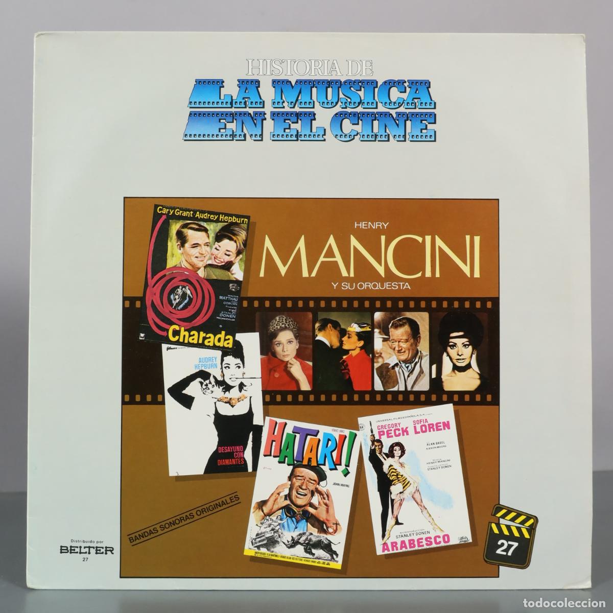 Discos de vinilo: LP. Historia De La Musica En El Cine - Henry Mancini Y Su Orquesta - Belter