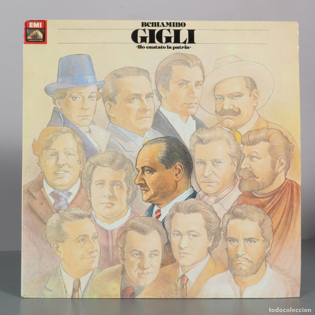 Discos de vinilo: LP. Beniamino Gigli - Ho cantato la patria