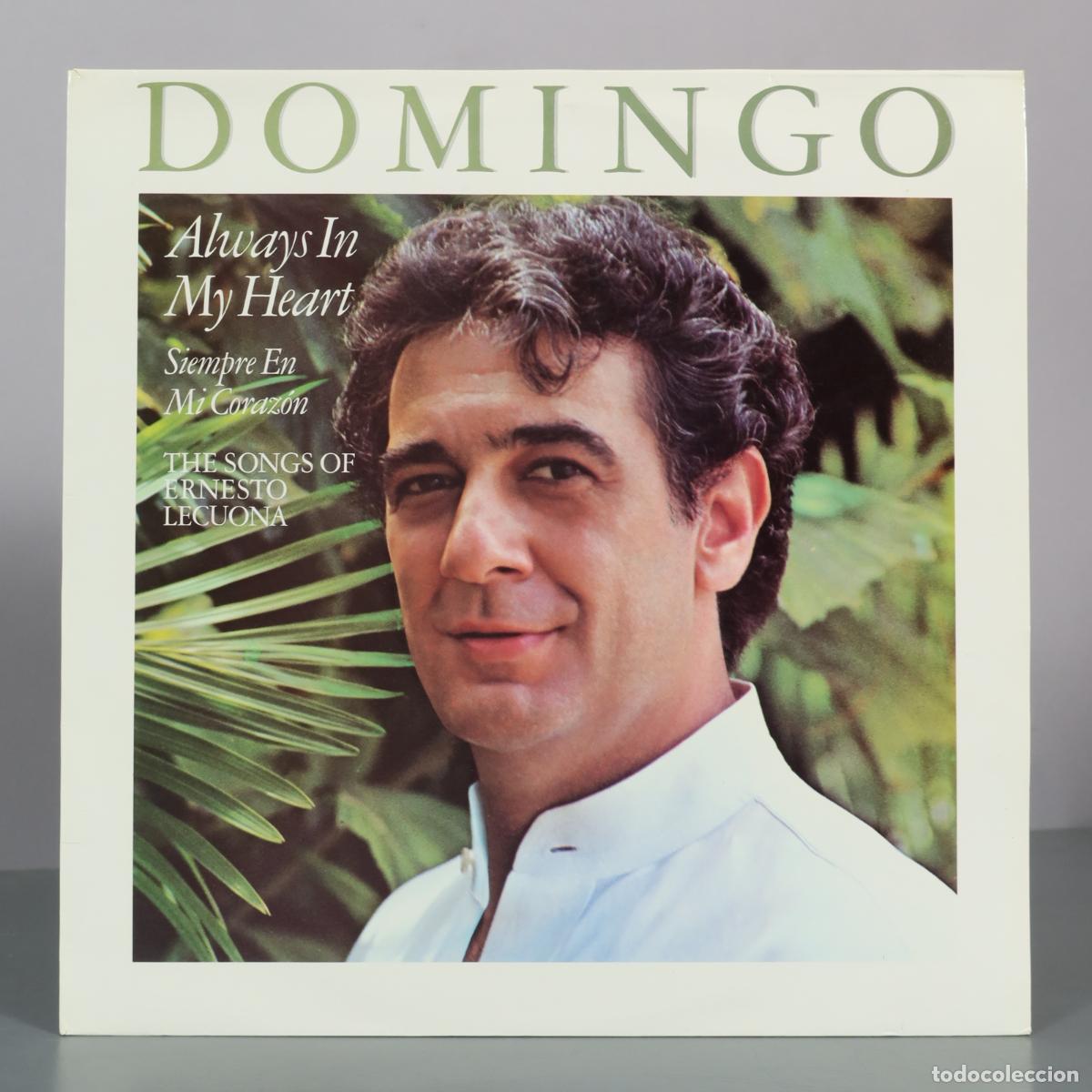 Discos de vinilo: LP. Always In My Heart - Siempre En Mi Coraz&oacute;n - The Songs Of Ernesto Lecuona - Placido Domingo -