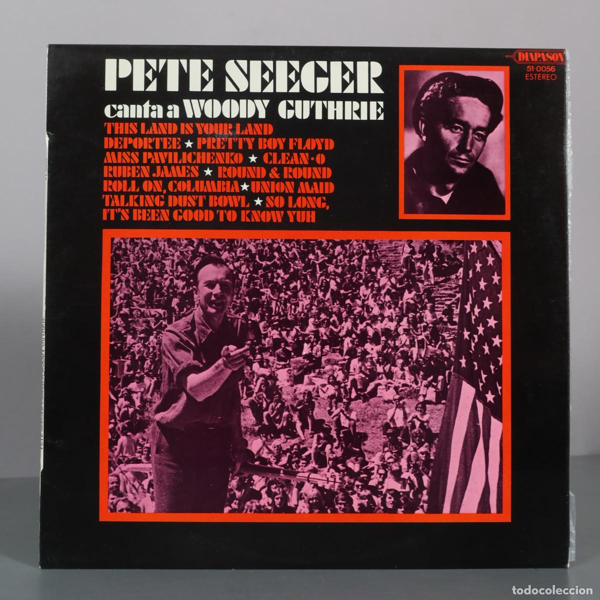 Discos de vinilo: LP. Pete Seeger - Canta a Woody Guthrie - Diapason