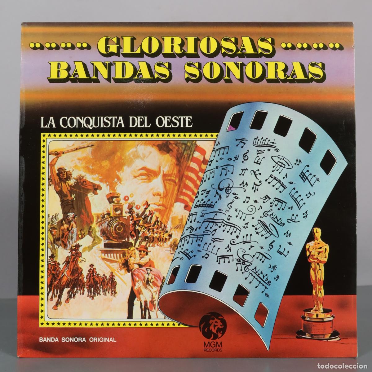 Discos de vinilo: LP. Gloriosas Bandas Sonoras - La Conquista del Oeste - Banda Sonora Original - MGM Records