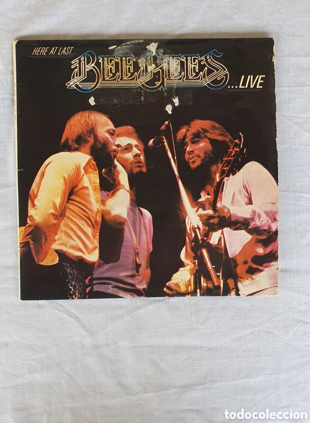 Discos de vinilo: Doble LP Vinilo Bee Gees - Here at Last... Live (1977)
