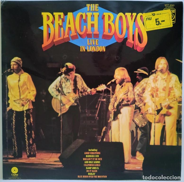 Discos de vinilo: The Beach Boys. Live in London. MFP, UK 1970 LP reissue en muy buen estado