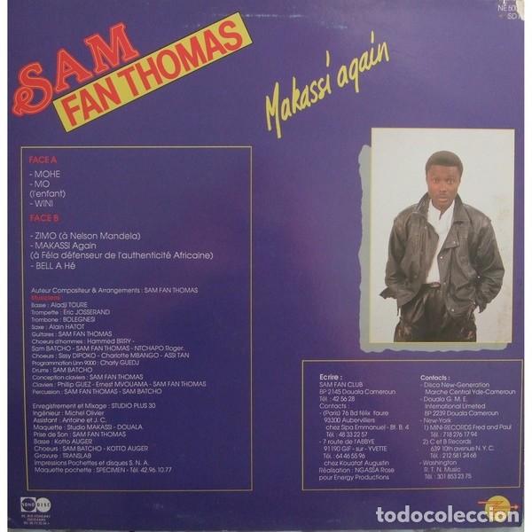 Discos de vinilo: SAM FAN THOMAS &rdquo;&rdquo;Makass&iacute; aga&iacute;n&rdquo; (Import de Francia) - Foto 2