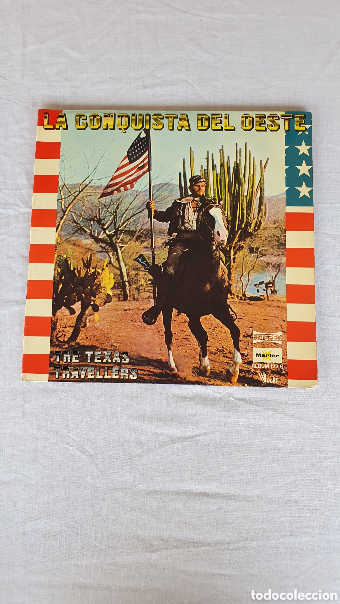 Discos de vinilo: Vinilo 2 LP The Texas Travellers &ndash; La Conquista del Oeste (1976) &bull; &iexcl;Buen Estado