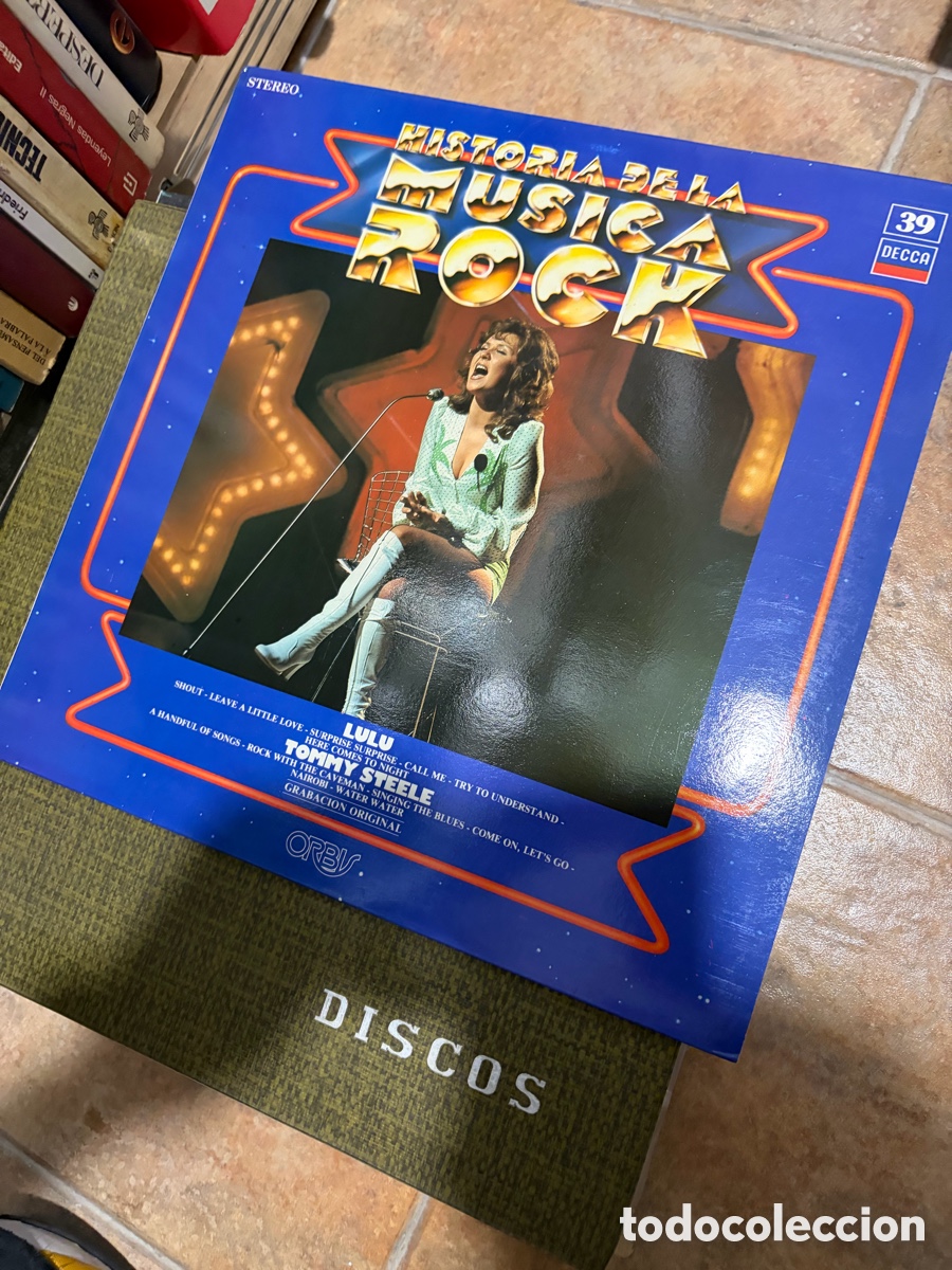 Discos de vinilo: Blas29A disco vinilo lp Lul&uacute; tomy steele historia m&uacute;sica rock