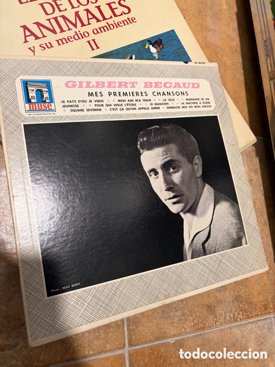 Discos de vinilo: Blas29A disco vinilo LP GILBERT BECAUD MES PREMIERES CHANSONS