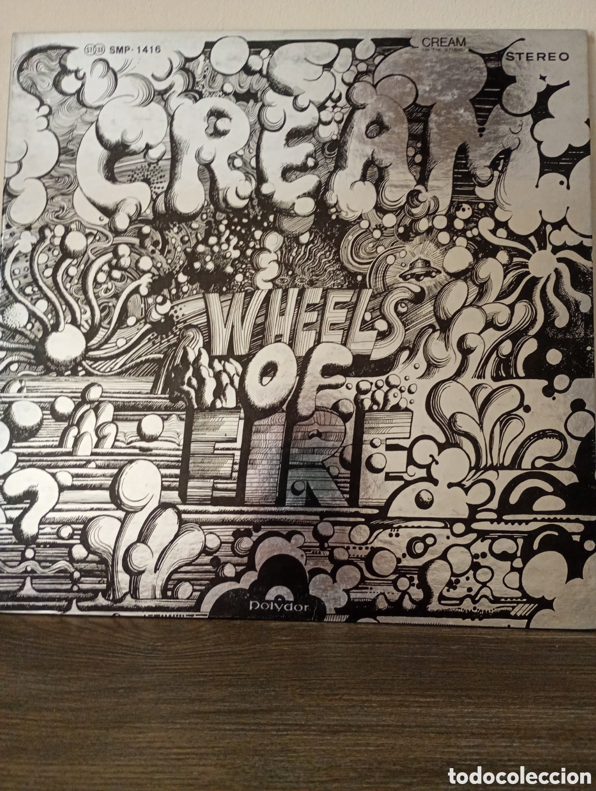 Discos de vinilo: Cream, Wheels of Fire 1969 SMP-1416. Primera edici&oacute;n japonesa gatefoul.