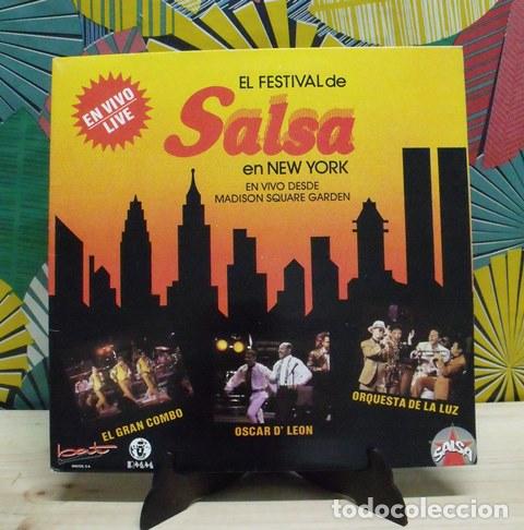 Discos de vinilo: Disco Vinilo Festival de Salsa en New York en vivo desde Madison Square Garden 1991