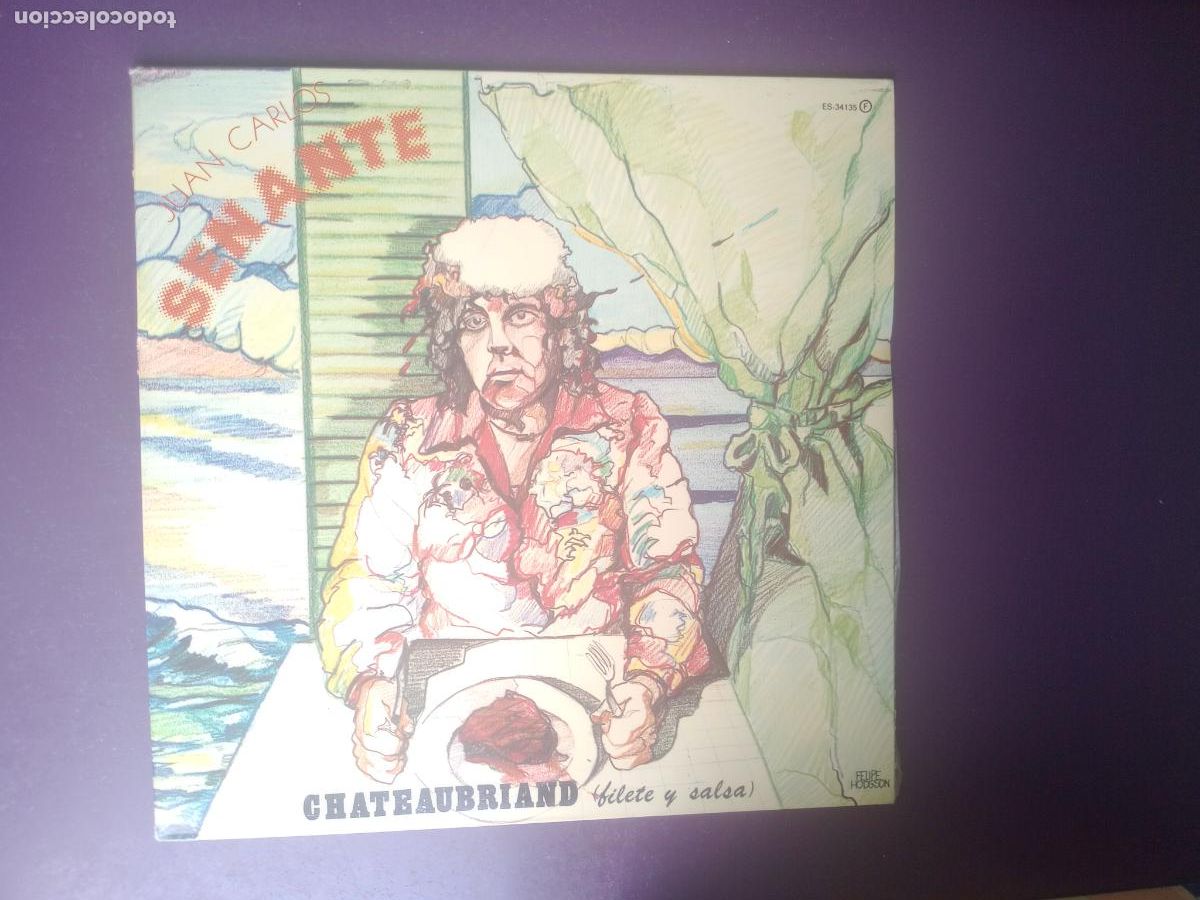 Discos de vinilo: Juan Carlos Senante CACO &lrm;&ndash; Chateaubriand (Filete Y Salsa) - LP CFE EXPLOSION 1980 - SALSA CANARIA