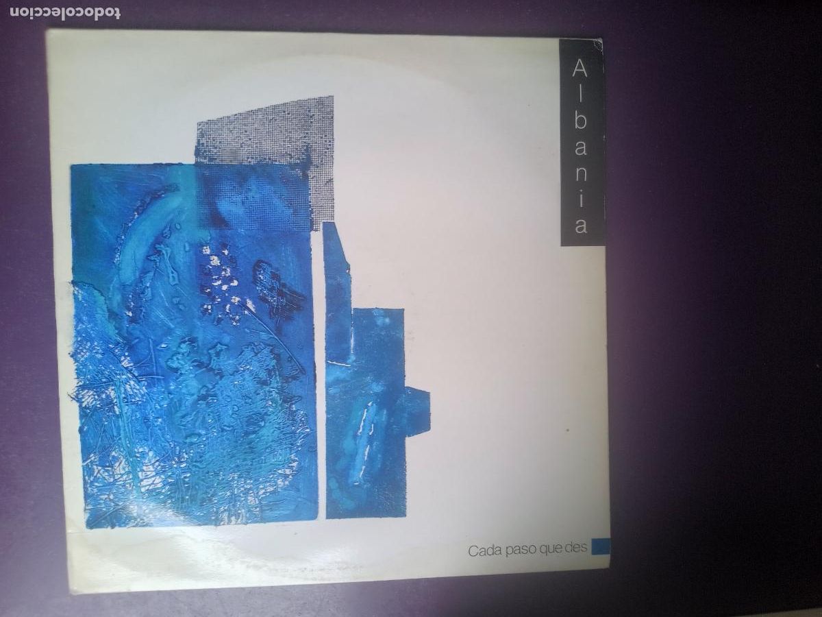 Discos de vinilo: Albania &ndash; Cada Paso Que Des - LP CFE ZAFIRO 1991 - POP 90'S - SIN USO - MANCHA DE HUMEDAD, VER FOTO