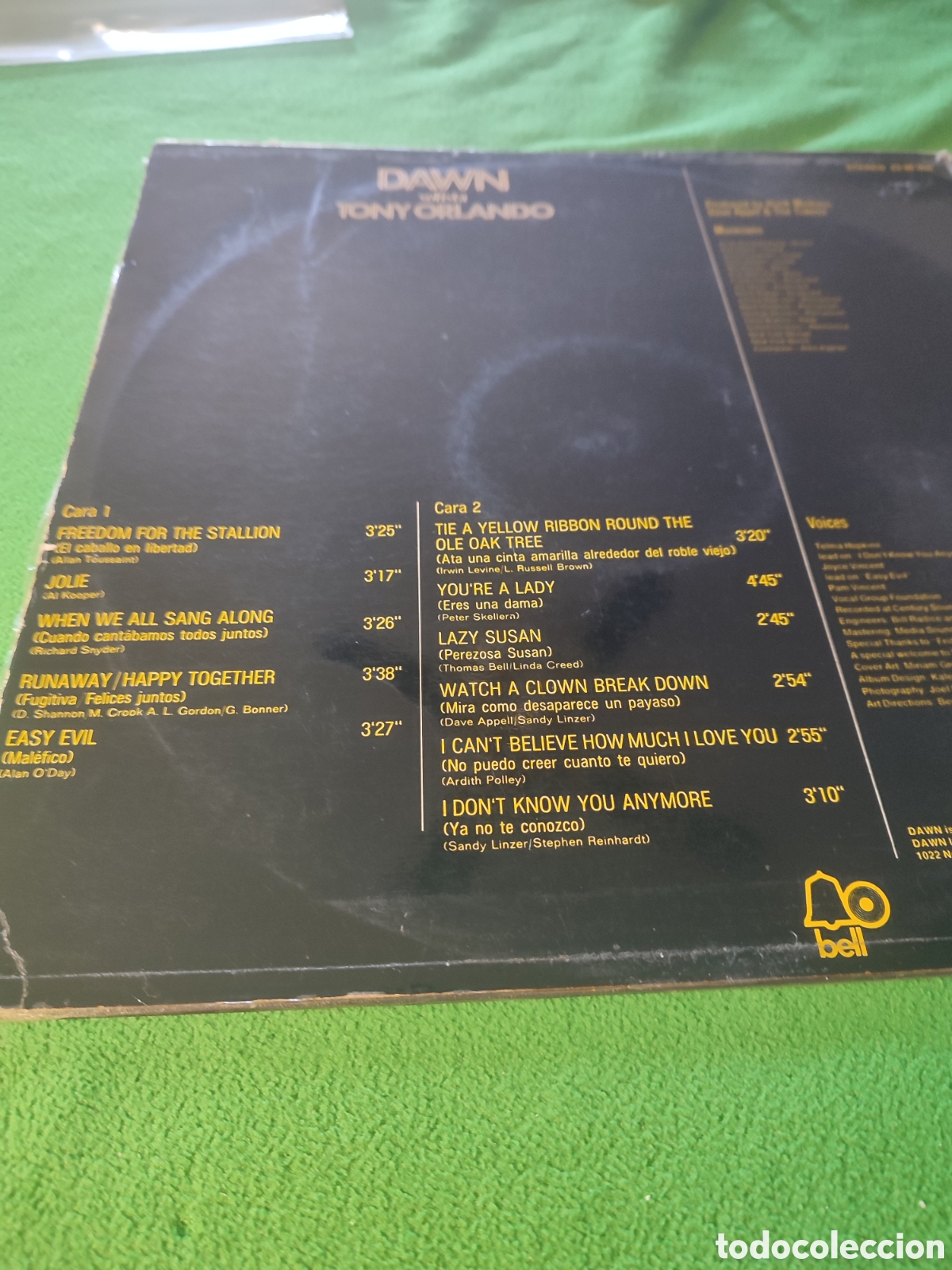Discos de vinilo: Dawn - Tie a yellow Ribbon 1973 - Foto 2