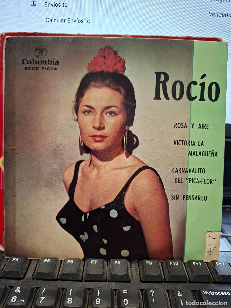 Discos de vinilo: ROCIO JURADO - ROSA Y AIRE - EP DE VINILO - Foto 1