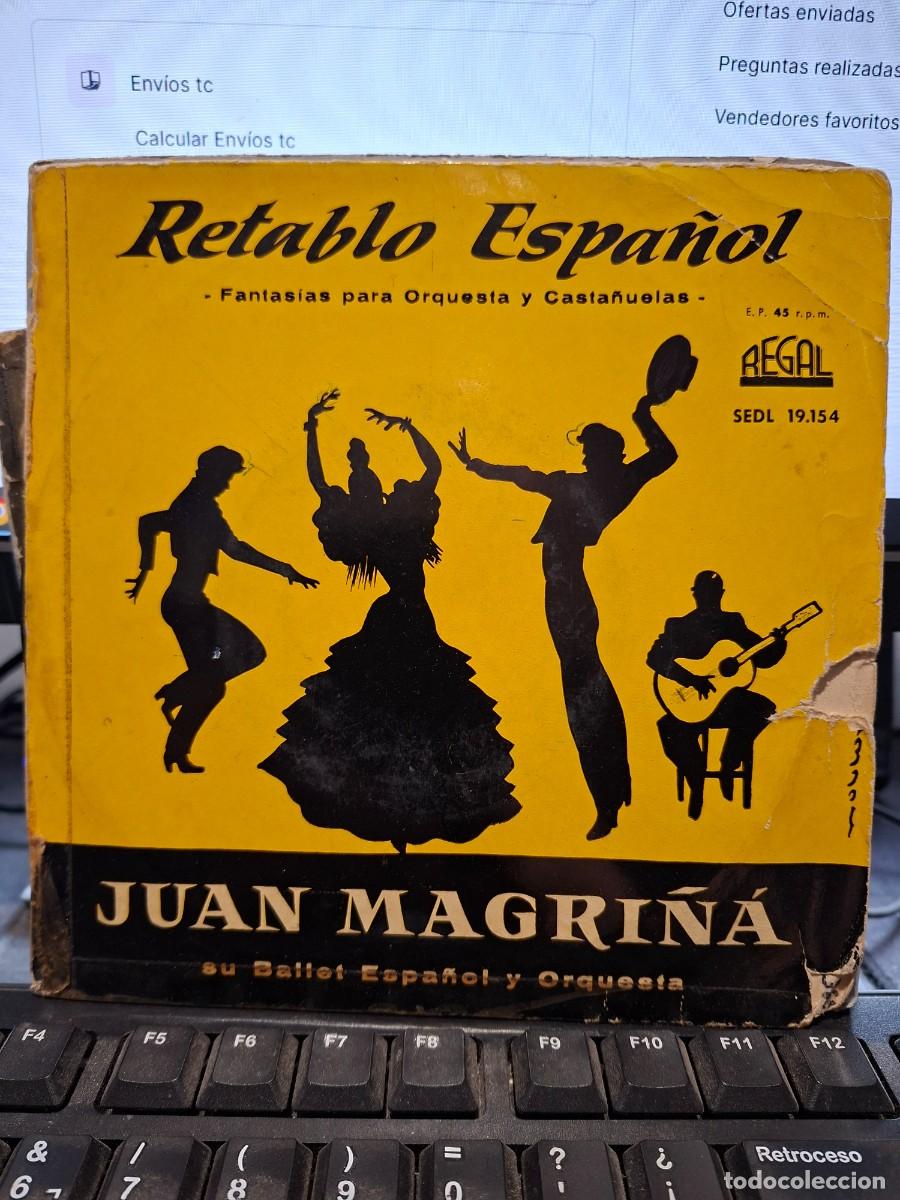 Discos de vinilo: JUAN MAGRI&Ntilde;A - FIESTA CA&Ntilde;I - EP DE VINILO