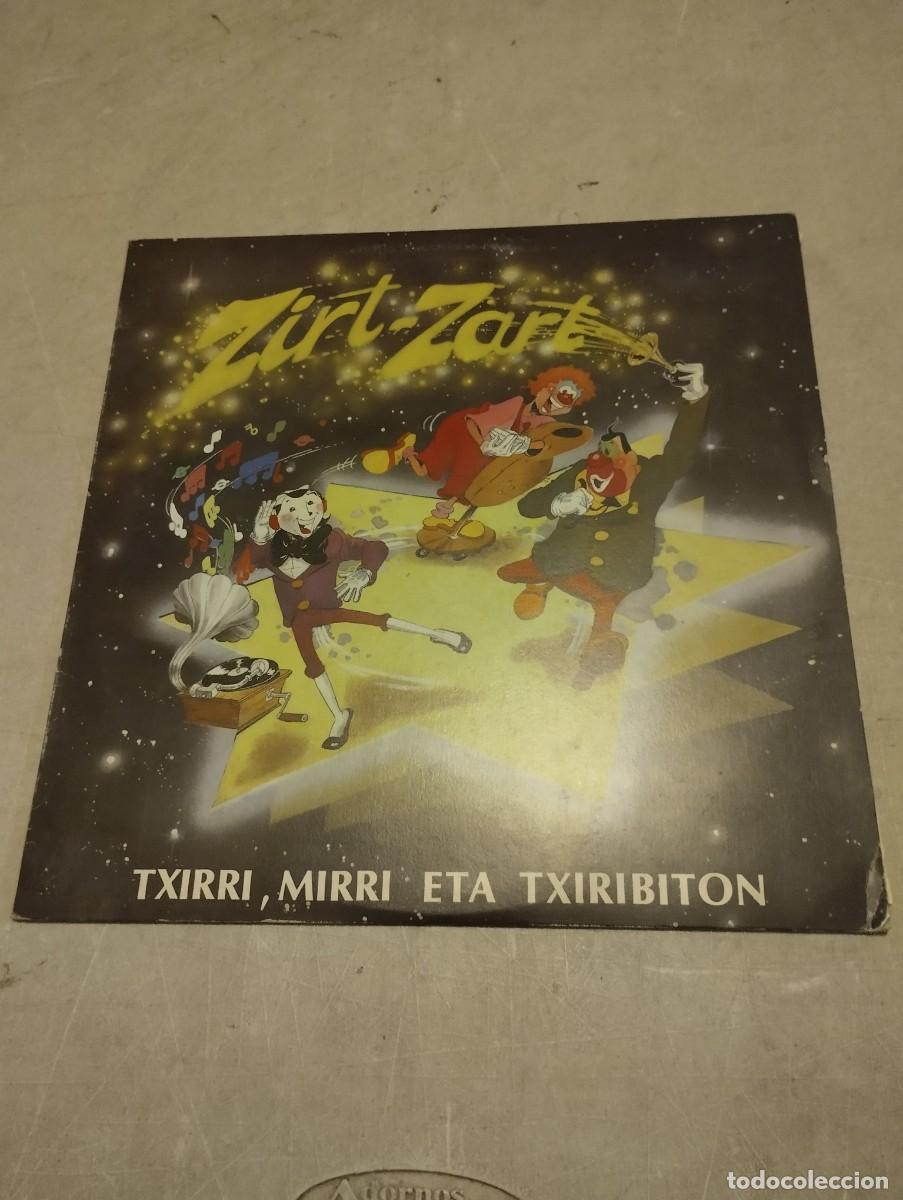 Discos de vinilo: TXIRRI MIRRI TA TXIRIBITON LP ZIRT ZART INSERT LETRAS
