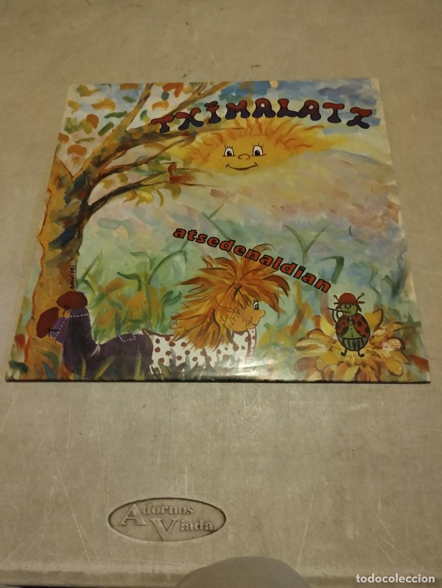 Discos de vinilo: TXIMALATZ LP ATSEDENALDIAN INSERT LETRAS - Foto 1