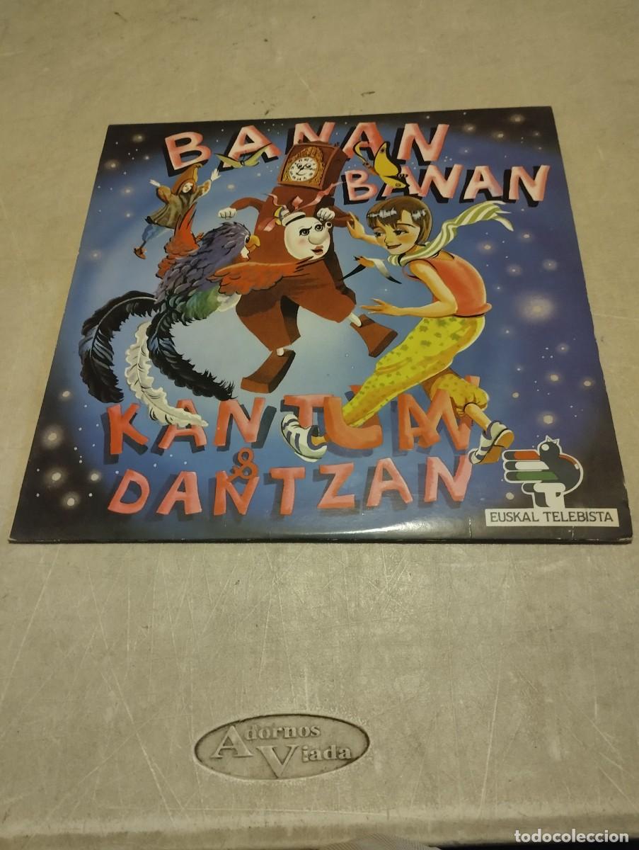 Discos de vinilo: BANAN BANAN LP KANTUAN & DANTZAN INSERT LETRAS