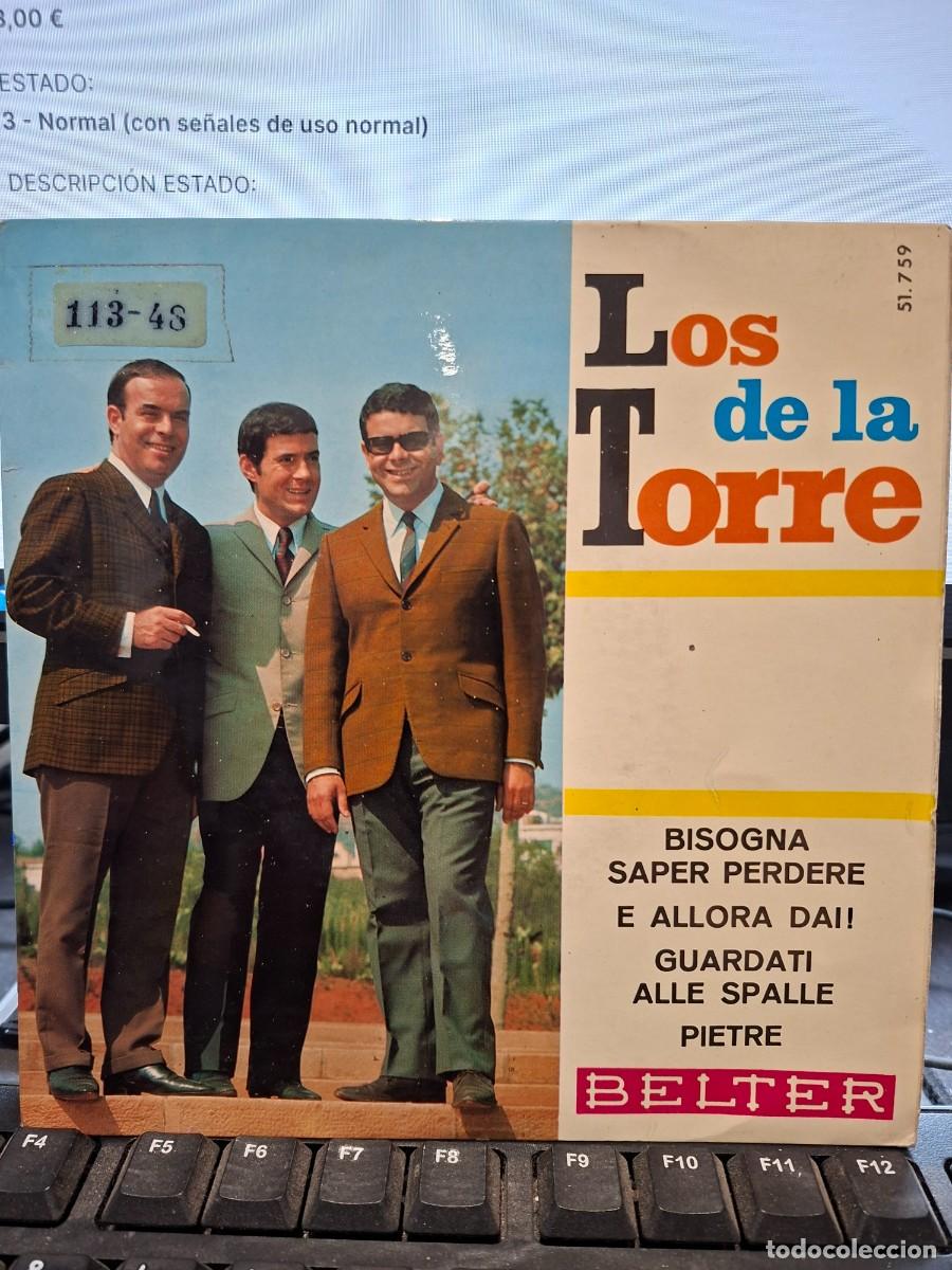 Discos de vinilo: LOS DE LA TORRE - BISOGNA SAPER PERDERE - EP DE VINILO