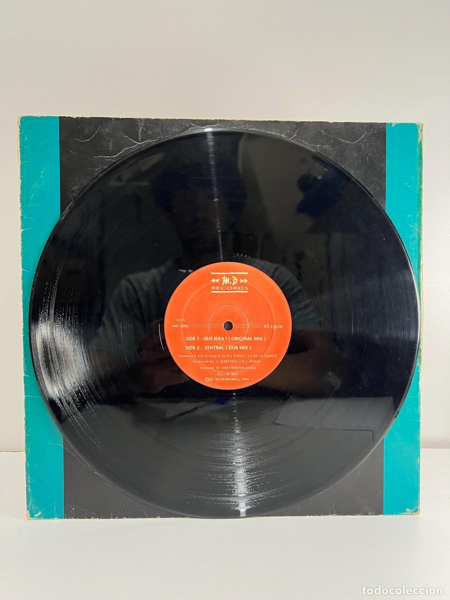 Discos de vinilo: ZENTRAL (MAXI) QUE IDEA! (2 TRACKS) - A&Ntilde;O 1993 - Foto 3