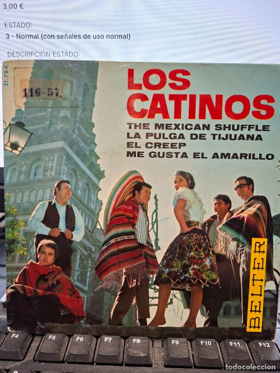 Discos de vinilo: LOS CATINOS - THE MEXICAN SHUFFLE - EP DE VINILO