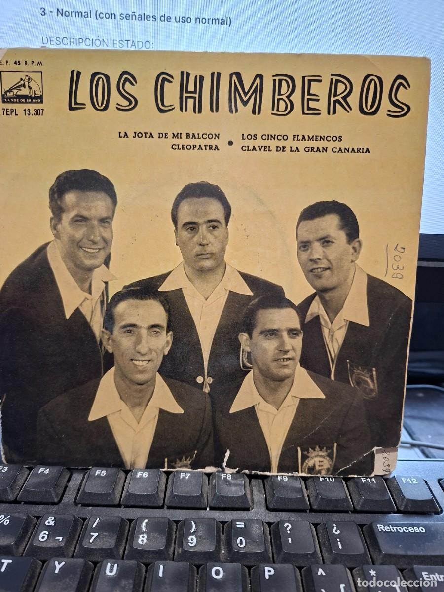 Discos de vinilo: LOS CHIMBEROS - LOS CINCO FLAMENCOS - EP DE VINILO