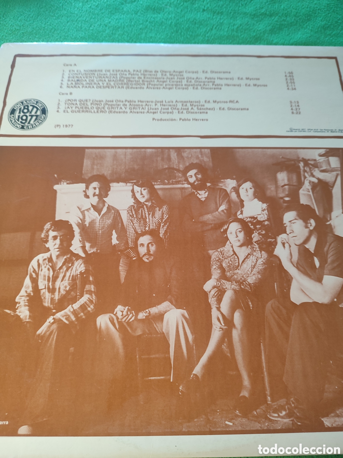 Discos de vinilo: Jarcha - En el nombre de Espa&ntilde;a paz - Foto 2