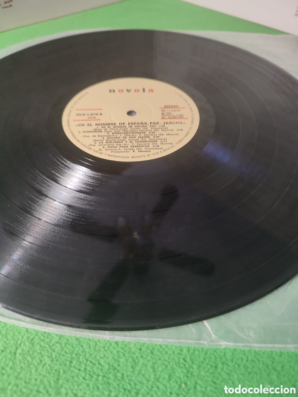 Discos de vinilo: Jarcha - En el nombre de Espa&ntilde;a paz - Foto 4