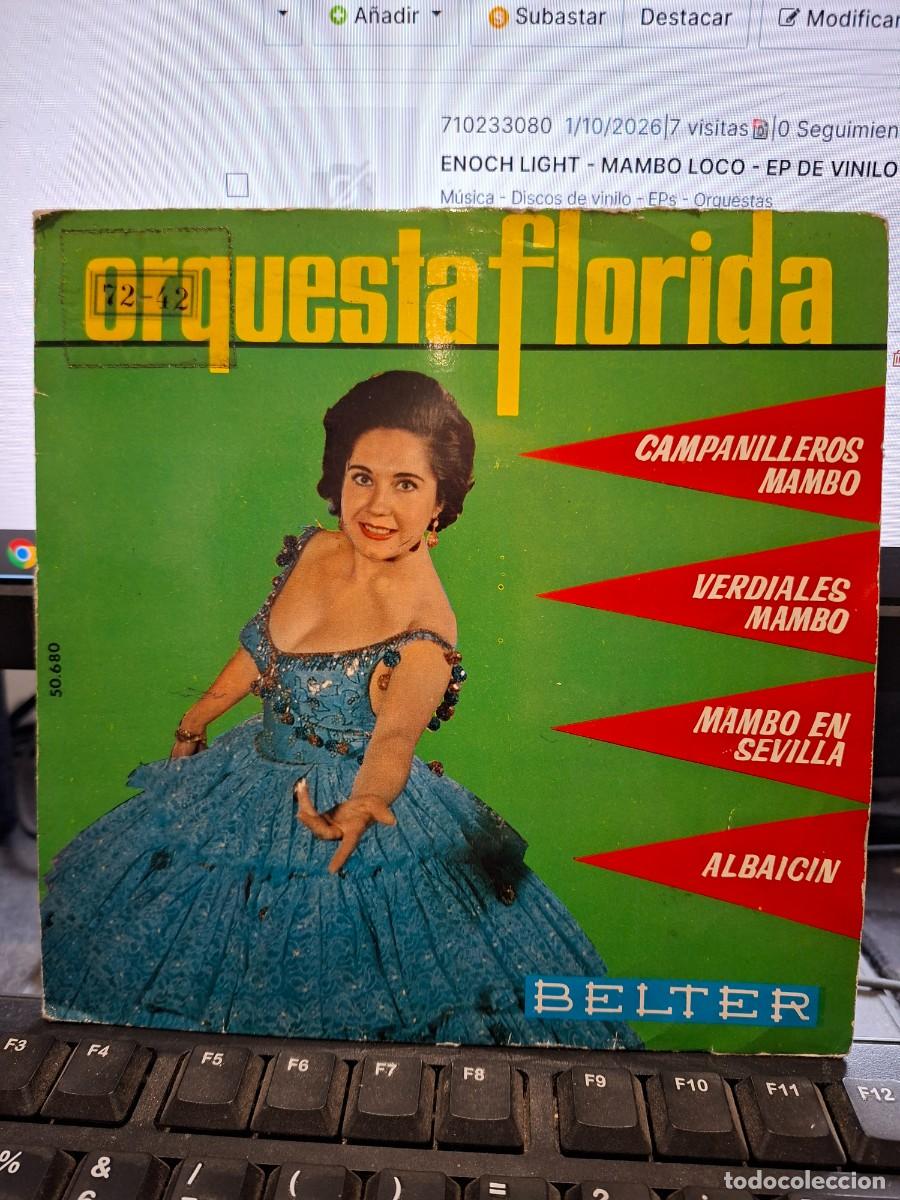 Discos de vinilo: ORQUESTA FLORIDA - CAMPANILLEROS MAMBO - EP DE VINILO