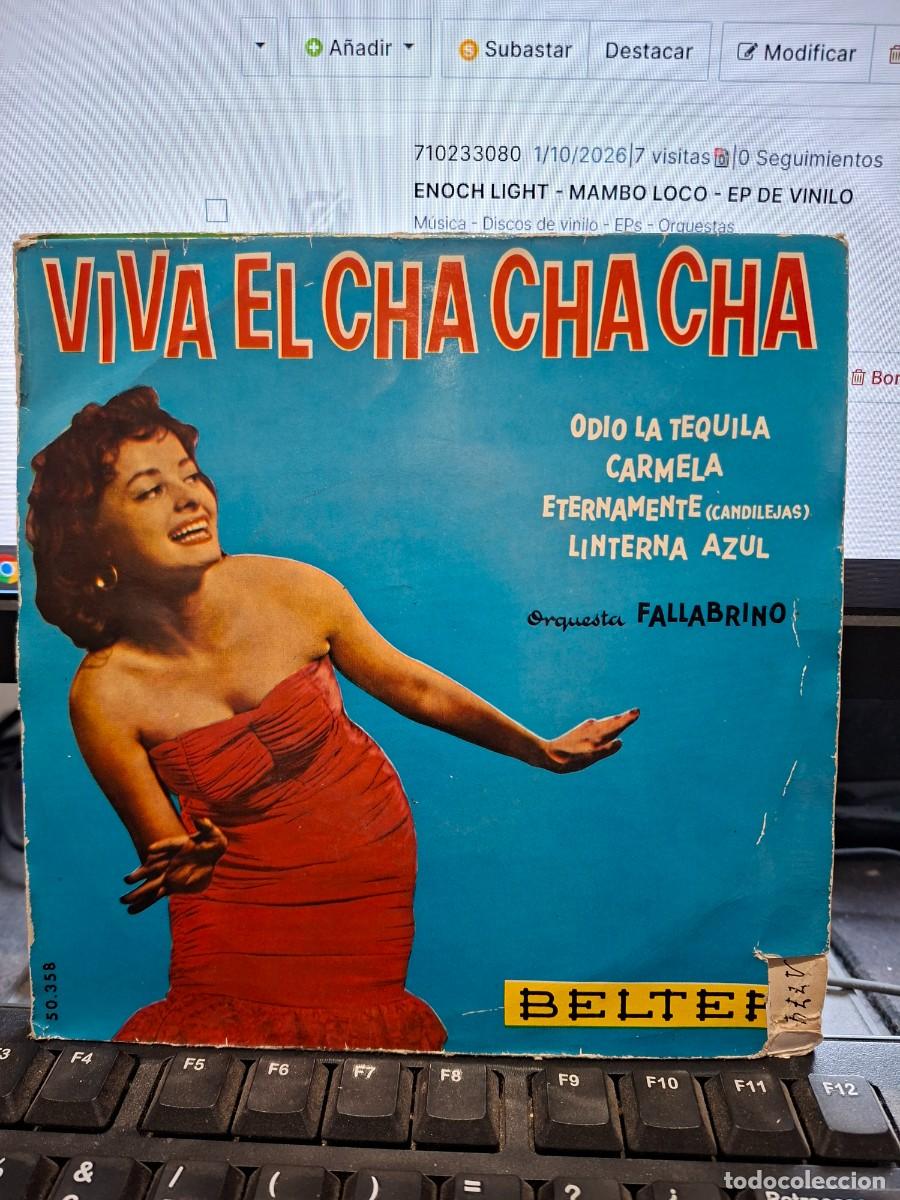 Discos de vinilo: ORQUESTA FALLABRINO - ODIO LA TEQUILA - EP DE VINILO