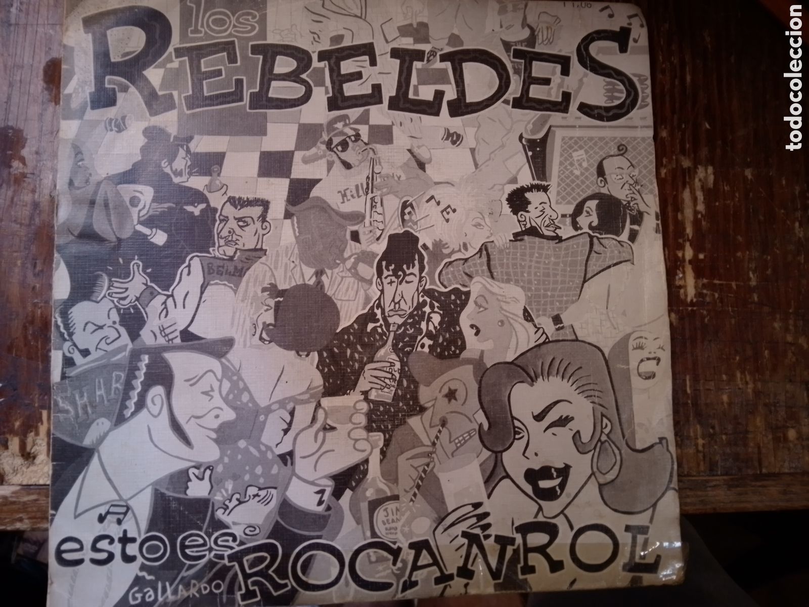 Discos de vinilo: LOS REBELDES. ESTO ES ROCANROL. TWINS. 1984