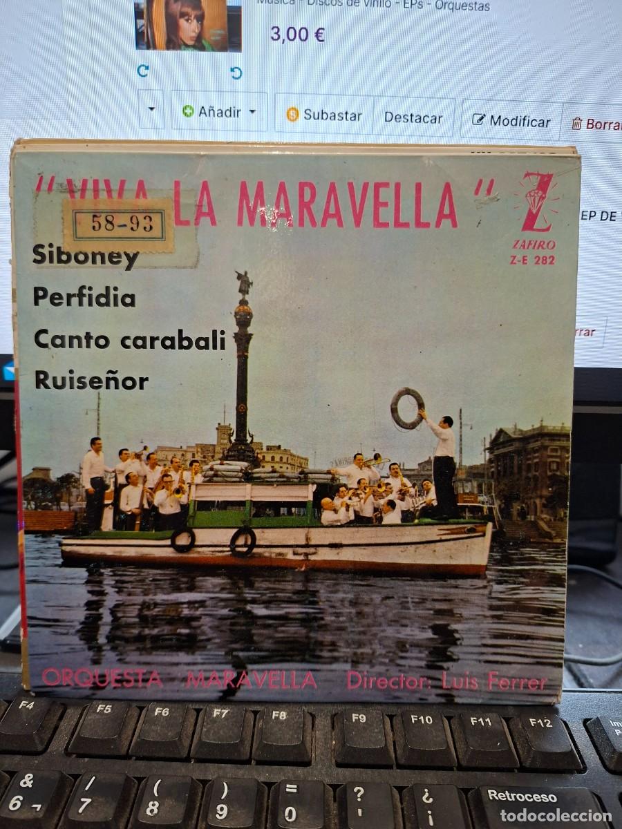 Discos de vinilo: ORQUESTA MARAVELLA - SIBONEY - EP DE VINILO