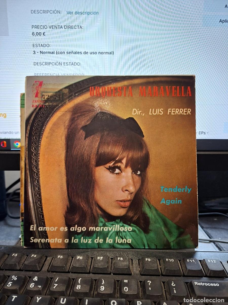 Discos de vinilo: ORQUESTA MARAVELLA - EL AMOR ES ALGO MARAVILLOSO - EP DE VINILO